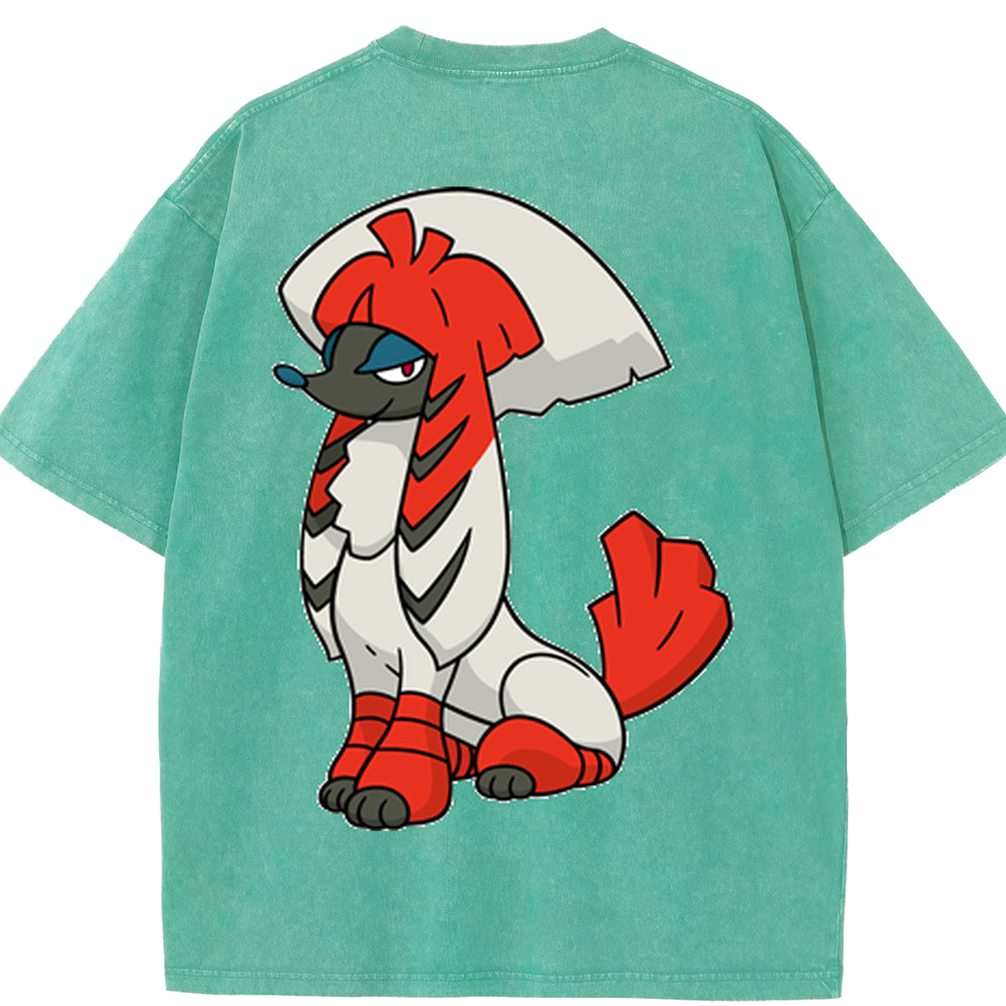 （画像用） ポケットモンスター Pokémon 綿100% ヴィンテージ風 半袖Tシャツ（背面プリント）